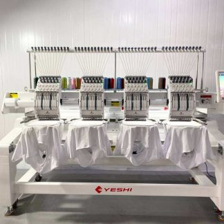 Four-Head Commercial Embroidery Machine for High-Volume Custom Apparel