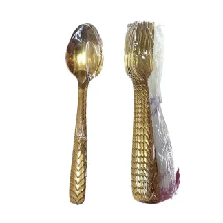 12-Piece Luxury Gold Stainless Steel Spoon Set – Elegant & Durable Dining Cutlery